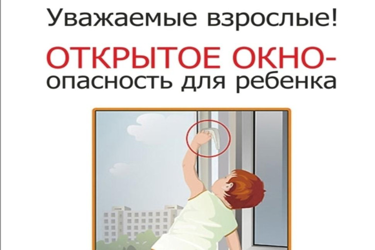 Риск травмирования в результате падения из окон Риск травмирования в результате падения из окон.